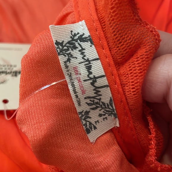NWT Intimately Free People orange bodysuit - Picture 7 of 7